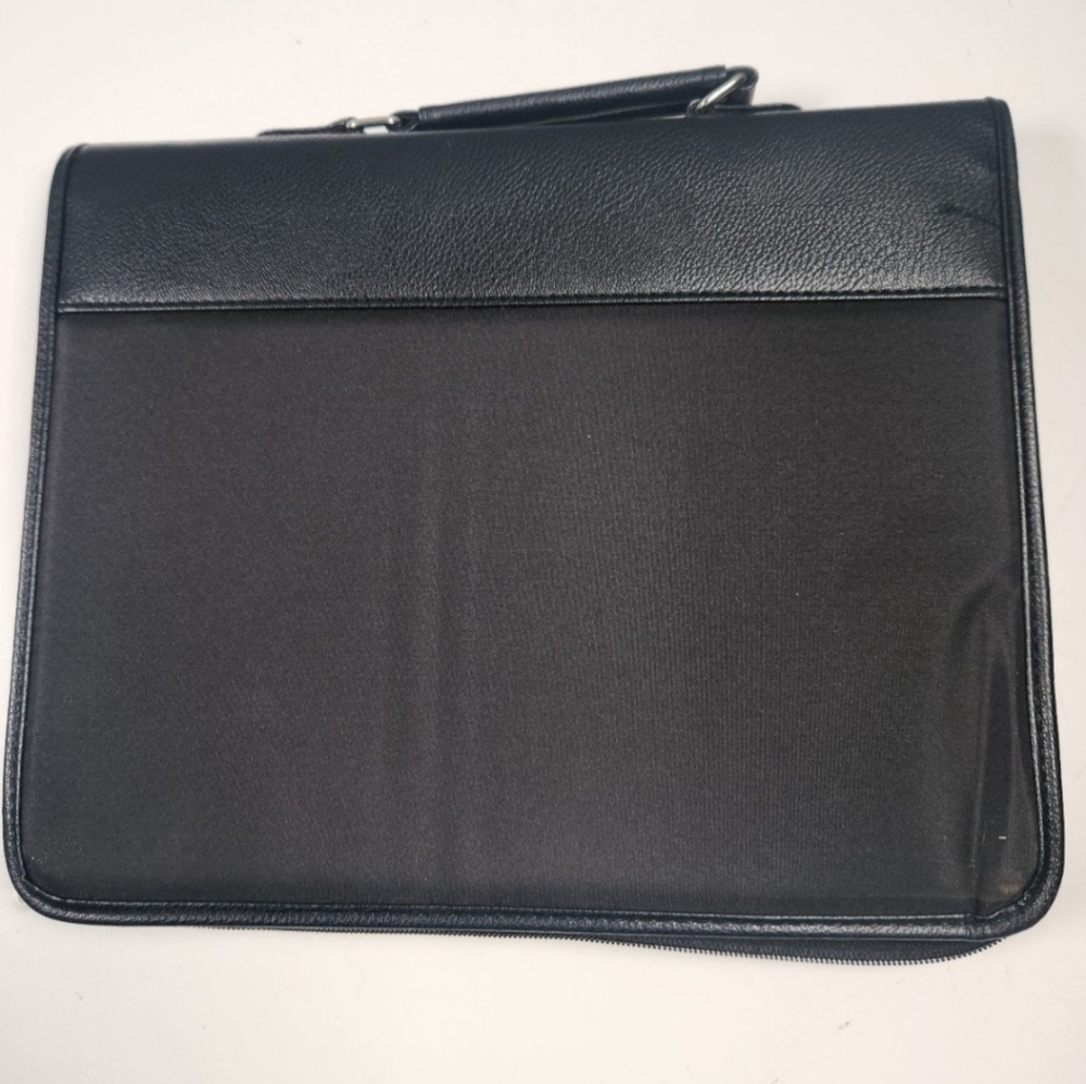 Westgate Resorts Laptop Briefcase Organizer Black 13.5" x 11" Faux Leather